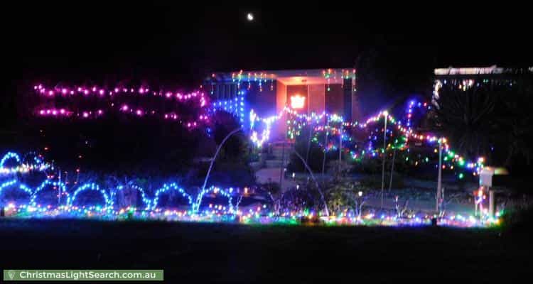 Christmas Light display at 21 Passatt Street, Encounter Bay