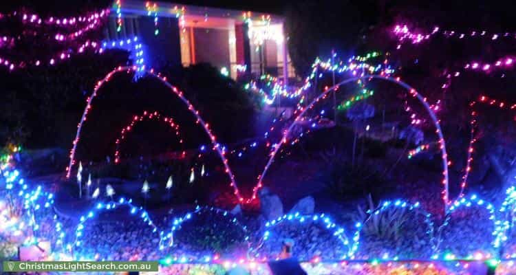 Christmas Light display at 21 Passatt Street, Encounter Bay