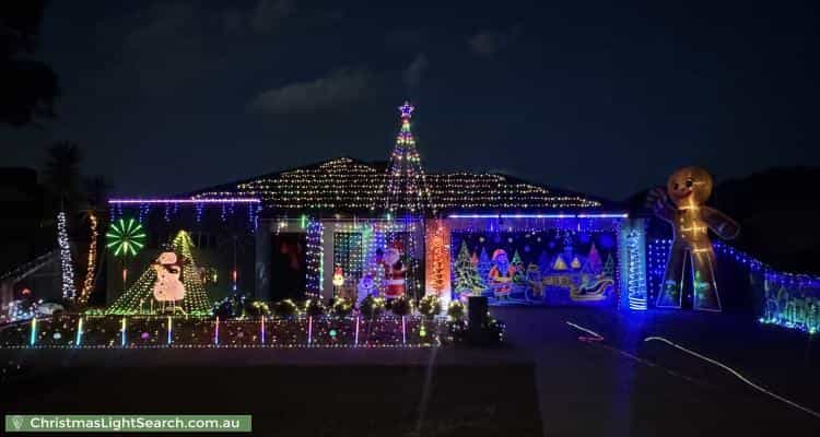 Christmas Light display at 6 Sedgwick Court, Lynbrook
