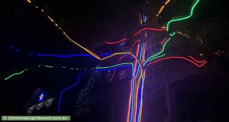 Christmas Light display at 8 Newport Gardens, Hillarys