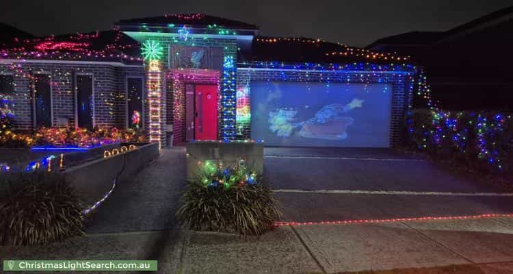 Christmas Light display at 17 Clarendon Drive, Keysborough