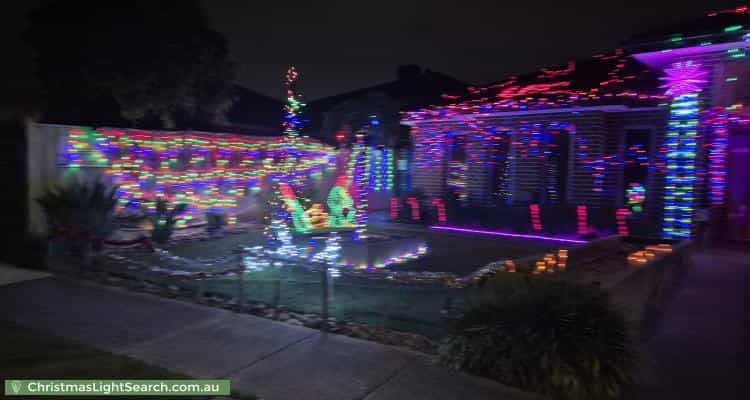 Christmas Light display at 17 Clarendon Drive, Keysborough