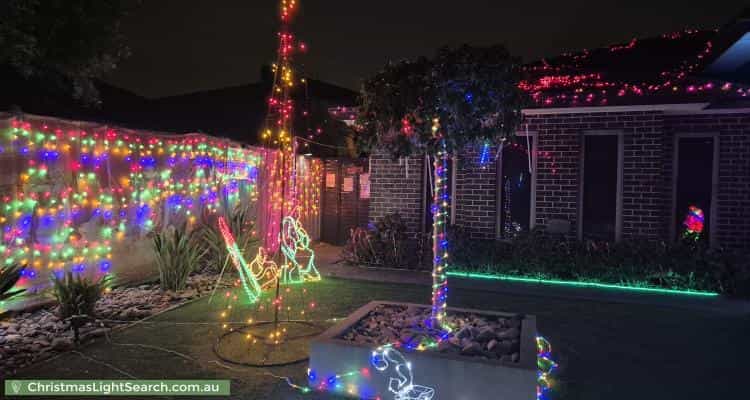 Christmas Light display at 17 Clarendon Drive, Keysborough