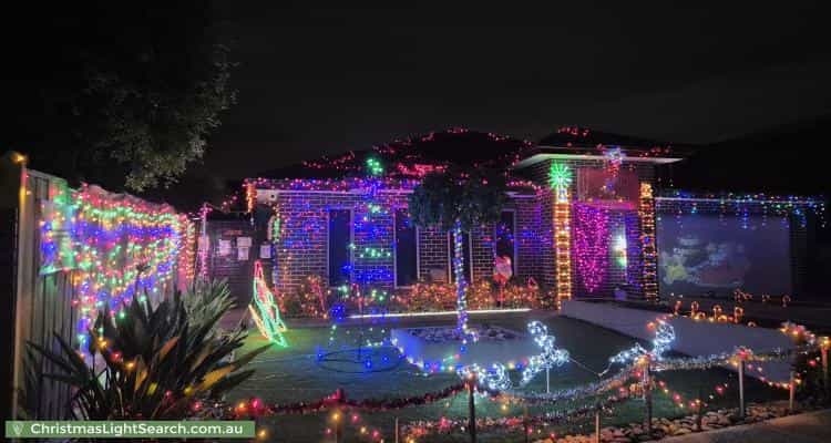 Christmas Light display at 17 Clarendon Drive, Keysborough