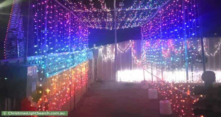 Christmas Light display at 35 Woodlands Drive, Glenmore Park