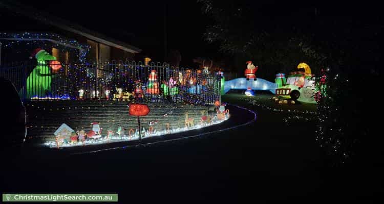 Christmas Light display at 3 Joseph Street, Trevallyn