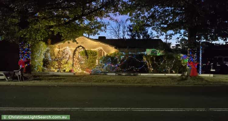 Christmas Light display at 90 Hemmings Crescent, Richardson