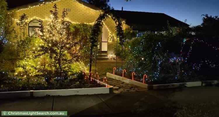 Christmas Light display at 90 Hemmings Crescent, Richardson