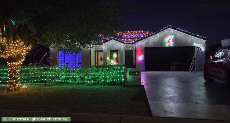 Christmas Light display at 1 Ikara Close, Dunlop