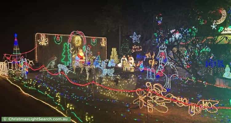 Christmas Light display at 7 Cooinda Close, Quinns Rocks