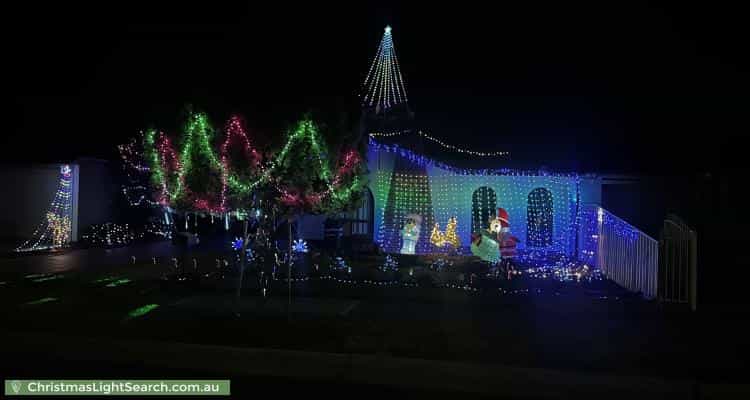 Christmas Light display at 38 Willcocks Avenue, Seaton