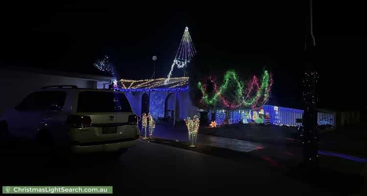 Christmas Light display at 38 Willcocks Avenue, Seaton