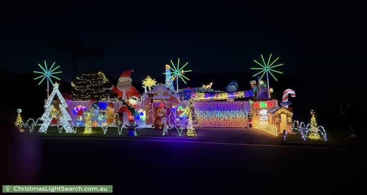 Christmas Light display at 11 Bundoora Street, Upper Coomera