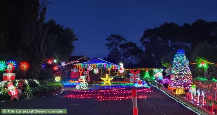 Christmas Light display at  Jarman Crescent, Clare