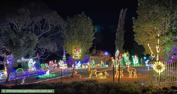 Christmas Light display at  Jarman Crescent, Clare