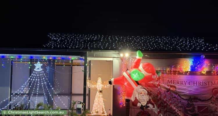 Christmas Light display at 5 Anningie Place, Hawker
