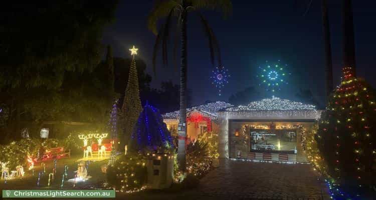 Christmas Light display at 13 Crawley Grove, Ringwood North