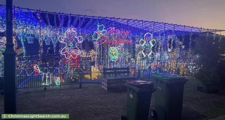 Christmas Light display at 22 Amberley Drive, Pakenham
