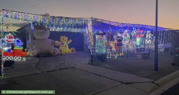 Christmas Light display at 22 Amberley Drive, Pakenham