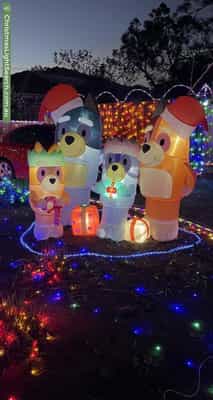 Christmas Light display at 35 Hutton Avenue, Ferntree Gully