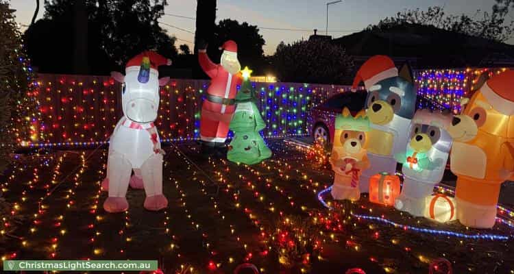 Christmas Light display at 35 Hutton Avenue, Ferntree Gully