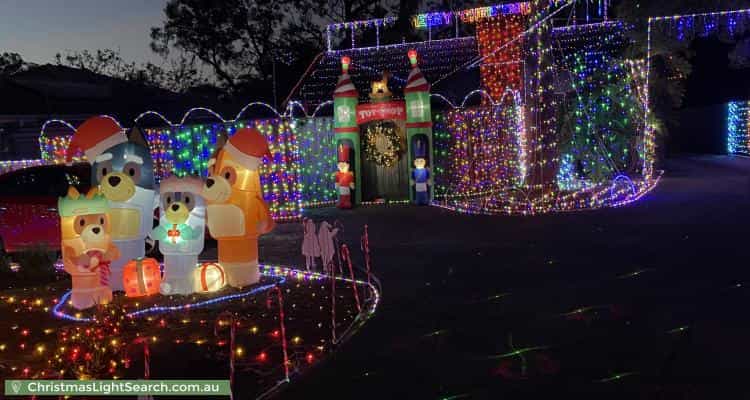 Christmas Light display at 35 Hutton Avenue, Ferntree Gully
