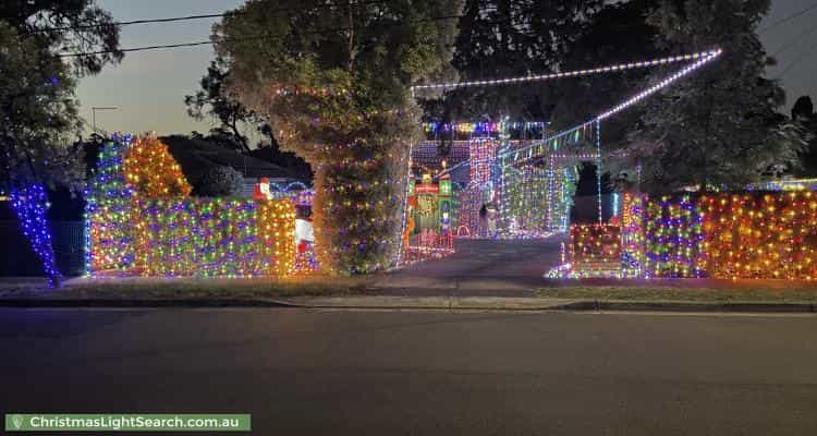 Christmas Light display at 35 Hutton Avenue, Ferntree Gully