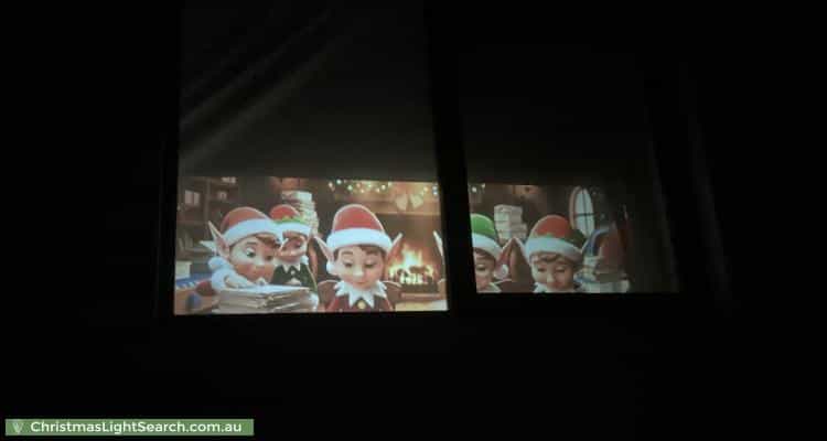 Christmas Light display at 8 Hillside Grove, Frankston South