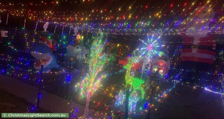 Christmas Light display at 45 Doonside Crescent, Blacktown