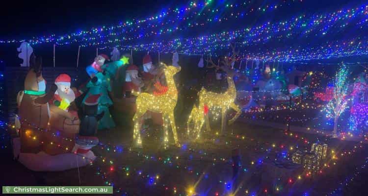 Christmas Light display at 45 Doonside Crescent, Blacktown