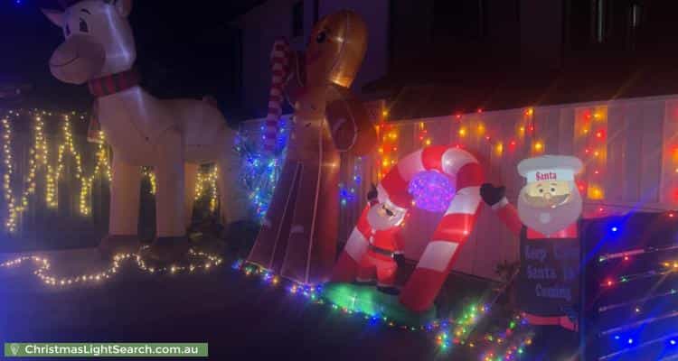 Christmas Light display at 45 Doonside Crescent, Blacktown