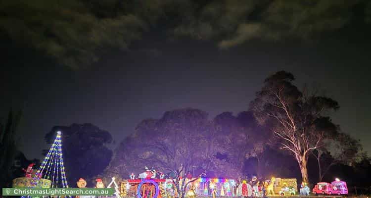 Christmas Light display at 31 Collison Road, Cranbourne East