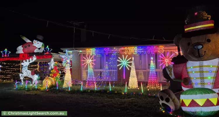 Christmas Light display at 31 Collison Road, Cranbourne East