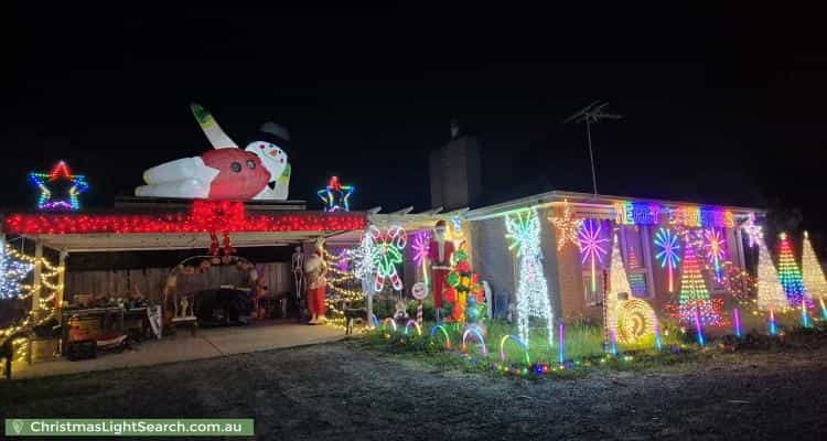 Christmas Light display at 31 Collison Road, Cranbourne East