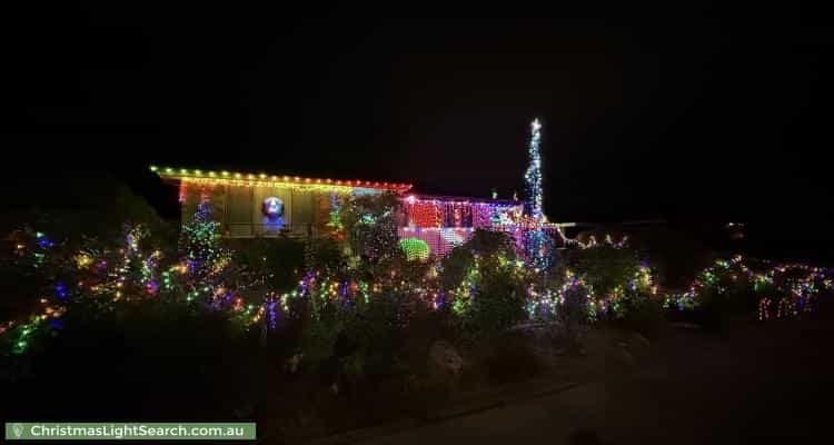 Christmas Light display at 77 Dixon Drive, Duffy