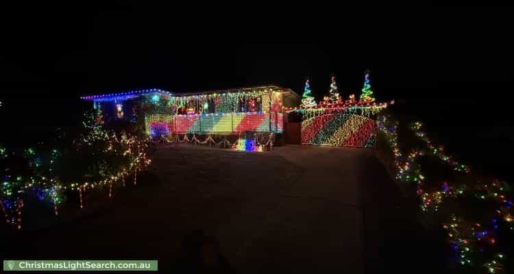 Christmas Light display at 77 Dixon Drive, Duffy