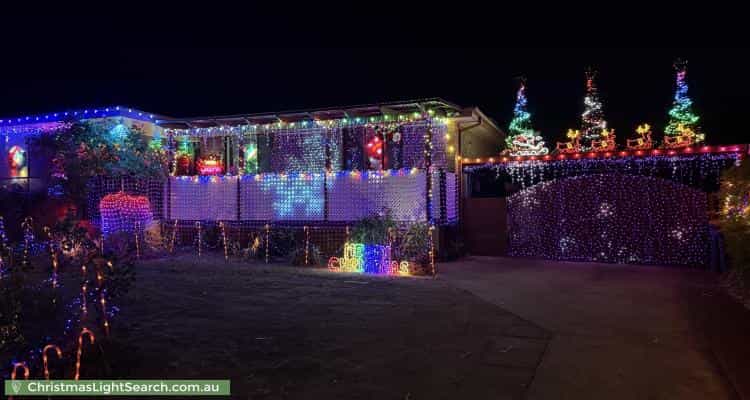 Christmas Light display at 77 Dixon Drive, Duffy
