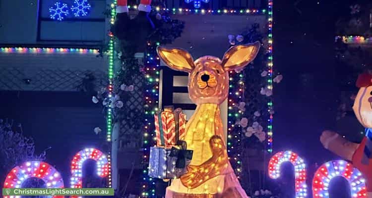 Christmas Light display at 2 Goodman Avenue, Kalkallo