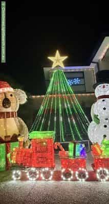 Christmas Light display at 2 Goodman Avenue, Kalkallo