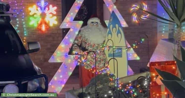 Christmas Light display at 10 Topeka Place, Wanneroo