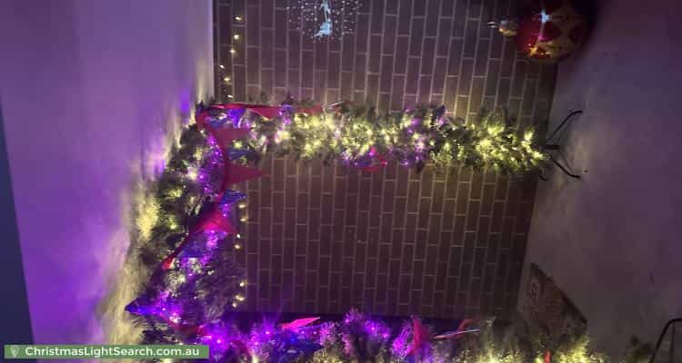 Christmas Light display at 11 Henslowe Place, Melba