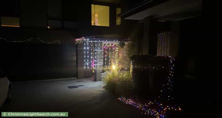 Christmas Light display at 11 Henslowe Place, Melba