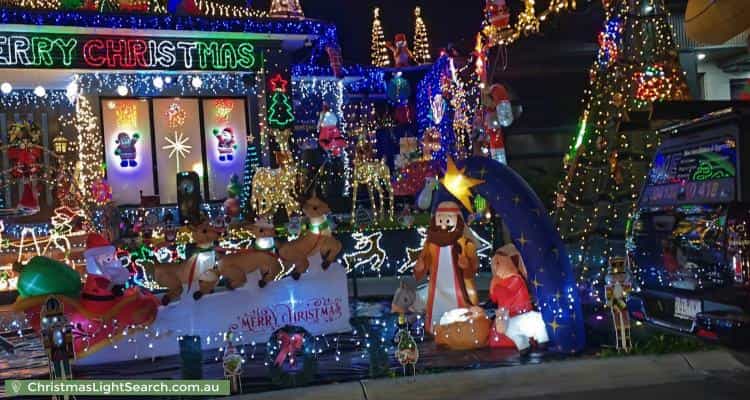 Christmas Light display at 3 Coronado Avenue, Craigieburn