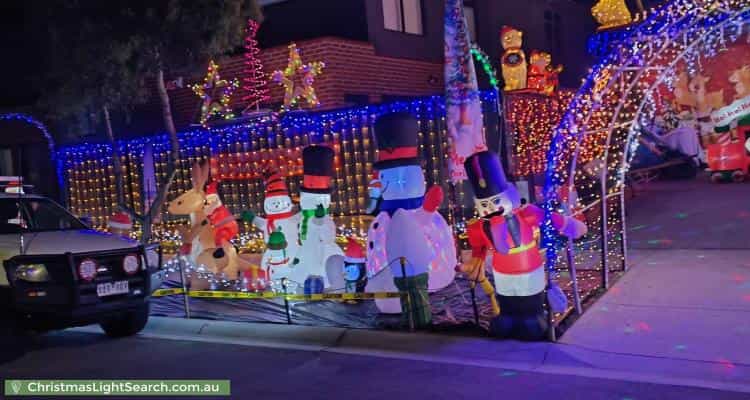 Christmas Light display at 3 Coronado Avenue, Craigieburn