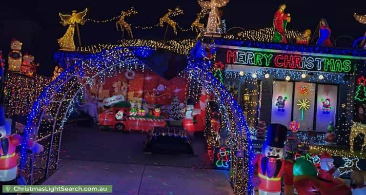 Christmas Light display at 3 Coronado Avenue, Craigieburn