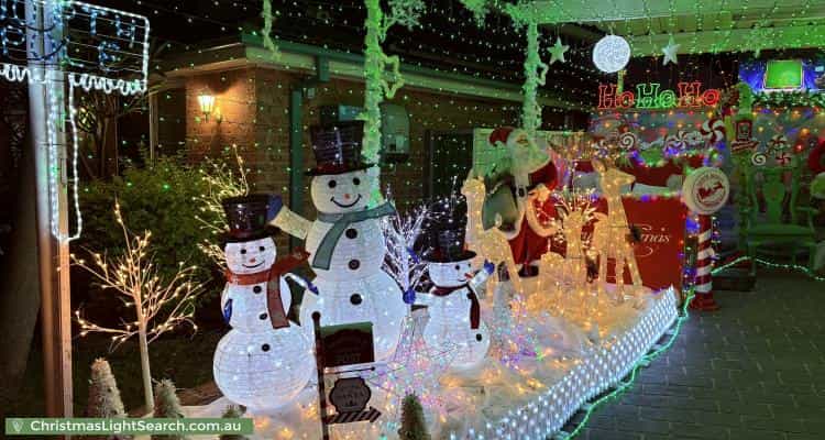 Christmas Light display at 66 Chatsworth Road, Saint Clair