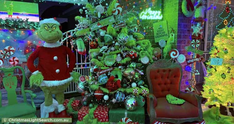 Christmas Light display at 66 Chatsworth Road, Saint Clair