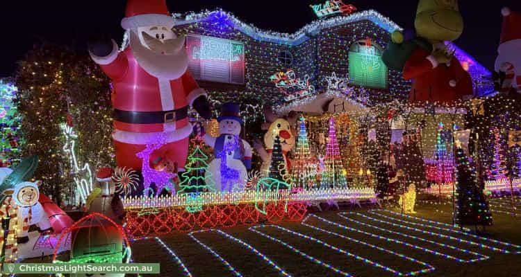 Christmas Light display at 66 Chatsworth Road, Saint Clair