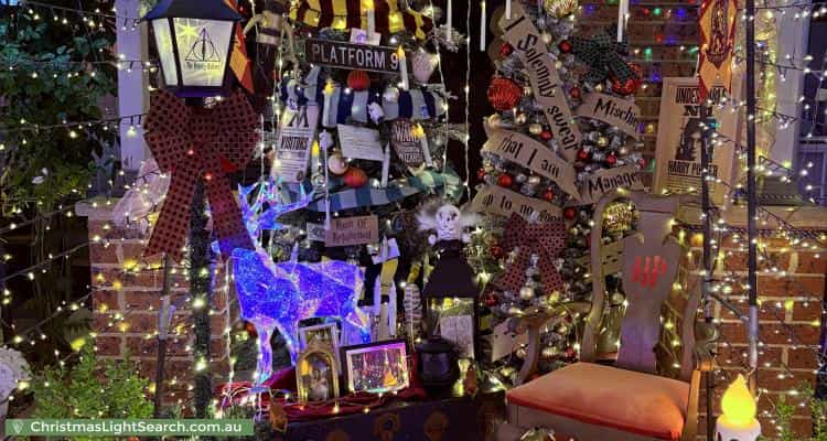Christmas Light display at 66 Chatsworth Road, Saint Clair