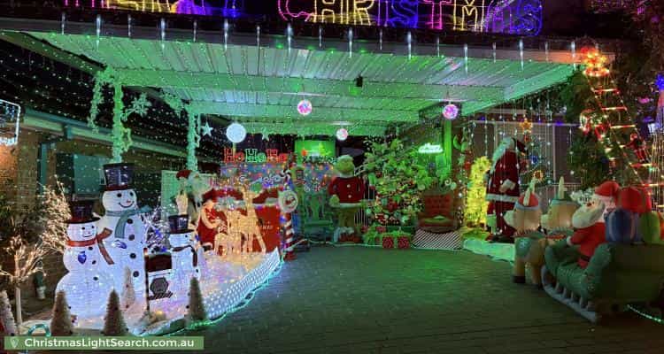 Christmas Light display at 66 Chatsworth Road, Saint Clair